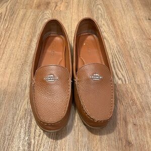 Tan Coach Leather Loafers - Sz 7.5
